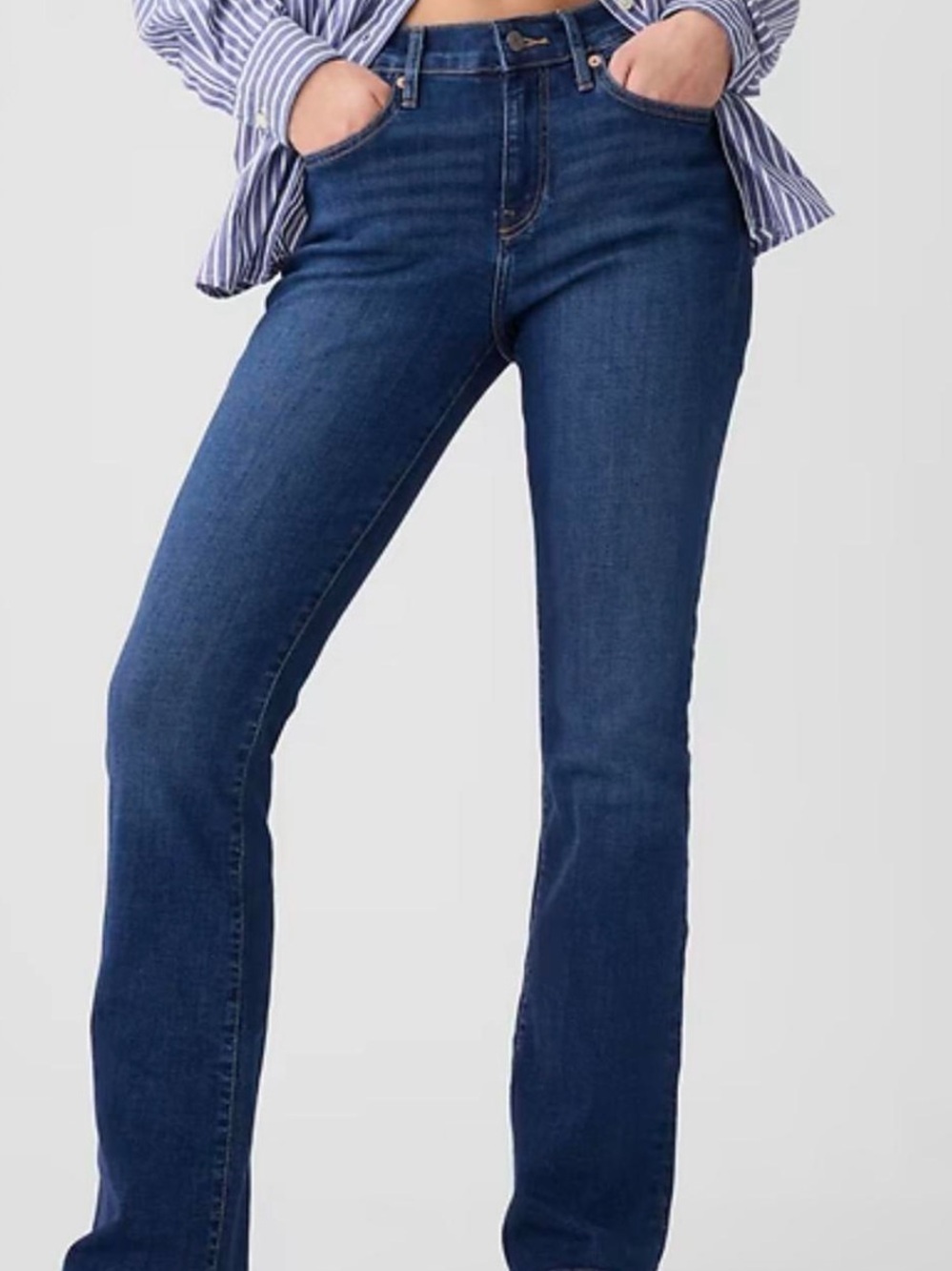 GAP Dark Blue baby boot cut Jeans for Women 29/8